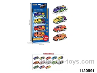 1:64 pull back alloy car（4pcs）