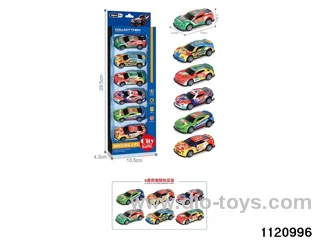 1:64 pull back alloy car（6pcs）