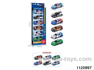 1:64 pull back alloy car（6pcs）