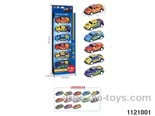1:64 pull back alloy car（6pcs）