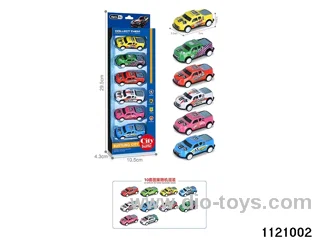 1:64 pull back alloy car（6pcs）