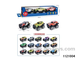 1:64 pull back alloy car（3pcs）