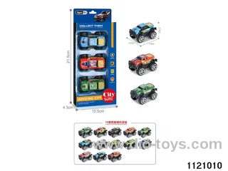 1:64 pull back alloy car（3pcs）