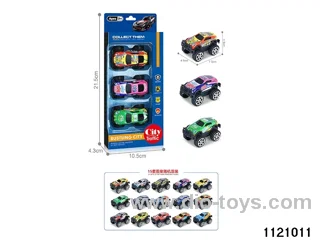 1:64 pull back alloy car（3pcs）