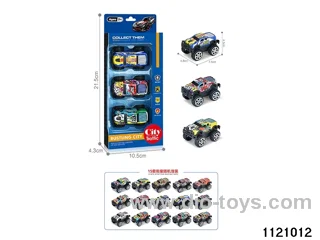 1:64 pull back alloy car（3pcs）