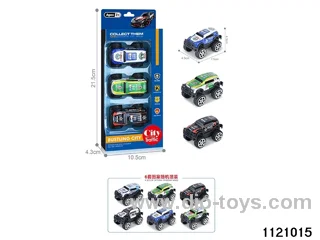 1:64 pull back alloy car（3pcs）