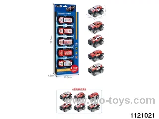 1:64 pull back alloy car（5pcs）