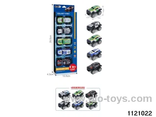 1:64 pull back alloy car（5pcs）