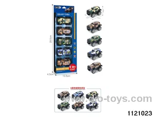 1:64 pull back alloy car（5pcs）