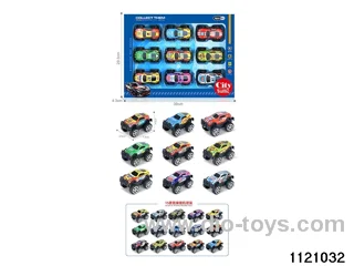 1:64 pull back alloy car（9pcs）