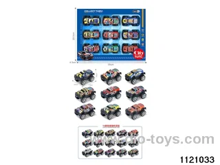 1:64 pull back alloy car（9pcs）