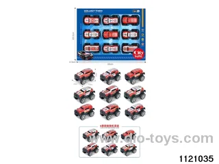 1:64 pull back alloy car（9pcs）