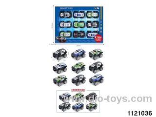 1:64 pull back alloy car（9pcs）