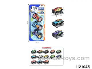 1:64 pull back alloy car（3pcs）