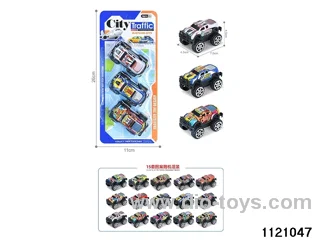 1:64 pull back alloy car（3pcs）