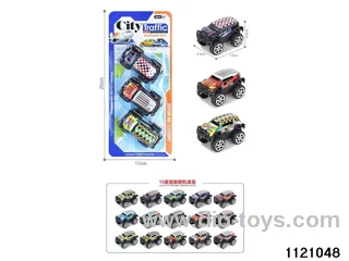 1:64 pull back alloy car（3pcs）