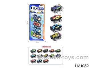 1:64 pull back alloy car（4pcs）