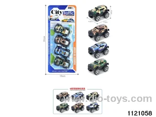 1:64 pull back alloy car（4pcs）