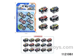 1:64 pull back alloy car（6pcs）