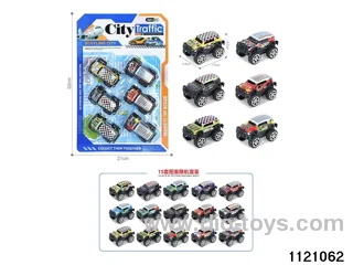 1:64 pull back alloy car（6pcs）