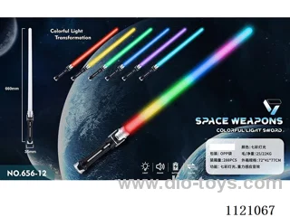 Glowing sword toy
