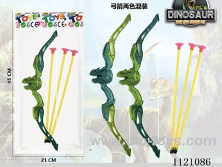 Dinosaur Bow Set Outdoor Suction Cup (Mint green)