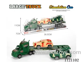 Military tractor with armored vehicle 3PCS