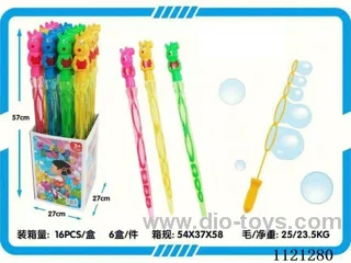 Pink pig bubble wand 16pcs