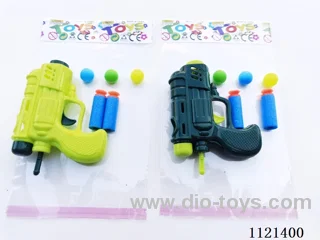 Gun with soft bullets