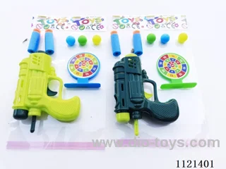 Gun with soft bullets