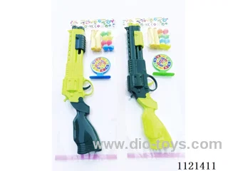 Gun with soft bullets