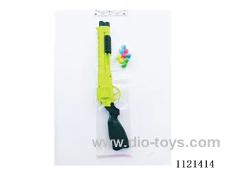 Gun with soft bullets