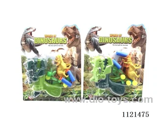 Dinosaur soft ball ping-pong gun