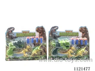 Dinosaur soft ball ping-pong gun