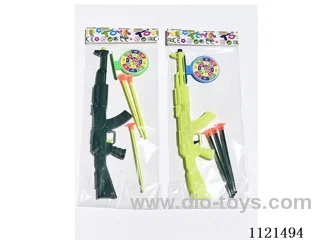 Gun with soft bullets