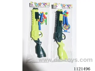 Gun with soft bullets