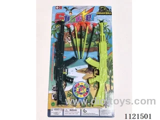 Gun with soft bullets