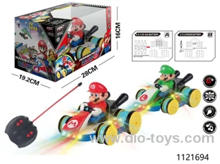 rc car with light/music，include battery，2 colors