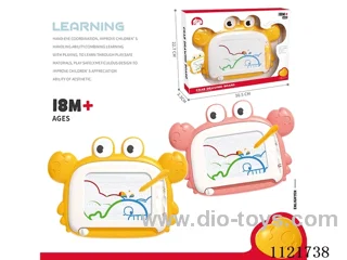 Adorable crab drawing board 2 colors