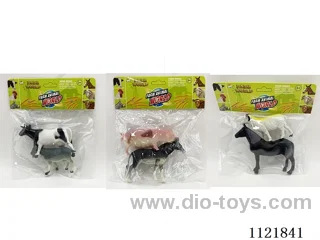 6 "2PCS Wild animals (hollow)