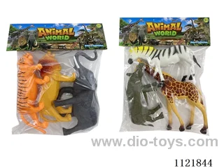 8 "3PCS Wild animals (hollow)