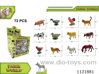 2 inch farm independent bag display box 72PCS