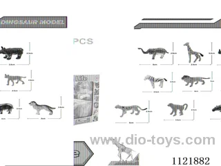 72PCS 2-inch wild individual bag display box