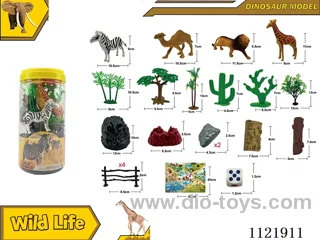 22PCS wildlife set