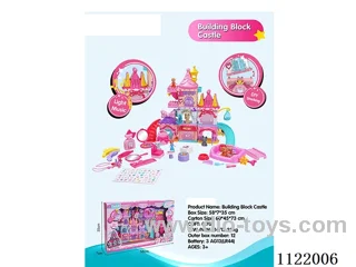 Building block castle