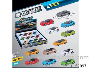 1:64 simulation sliding alloy car 12PCS