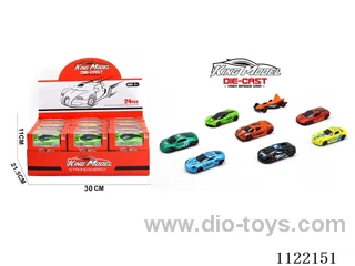 1:68 sliding alloy car (24 boxes)