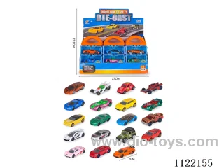 1:64 sliding alloy car 3PCS(16 types of mixed) hand box packaging