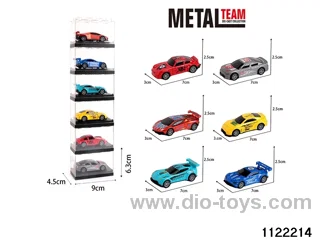 1:64 Alloy pull back car