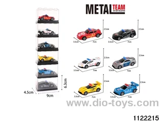 1:64 Alloy pull back car